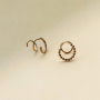 Collezione statement con earcuff BY31&reg; con anellino/i e orecchini a spirale